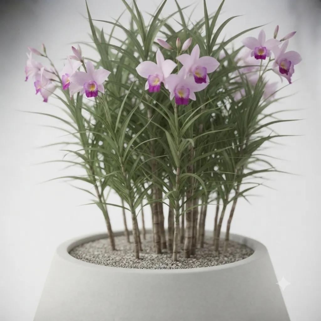 arandina – arundina graminifolia, orquídea bambú ornamental