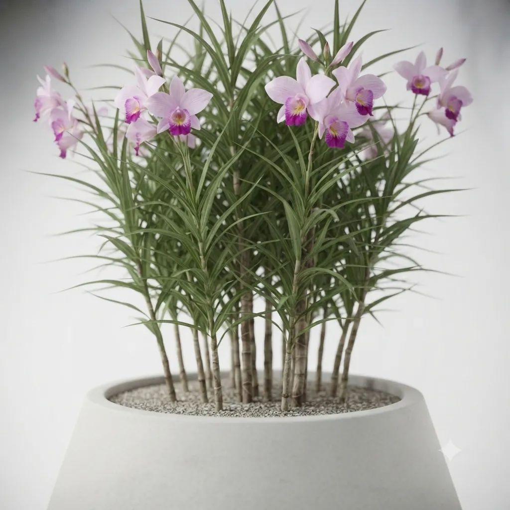 arandina – arundina graminifolia, orquídea bambú ornamental